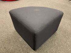 Navy Modular Fabric Cube Seating