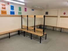 Changing Room Benches & Wall Mounted Garment Hangers