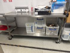 Stainless Steel Prep Table