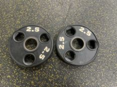 2 x 2.5kg Plates