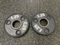 2 x 1.25kg Plates
