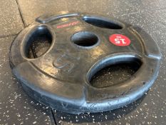 Pair Of Life Fitness 15KG Plates