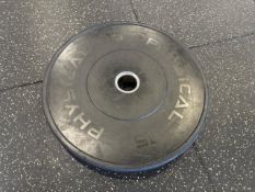 3x Physical Bumper 15KG Plates