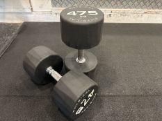 Pair Of 47.5KG Physical Dumbells