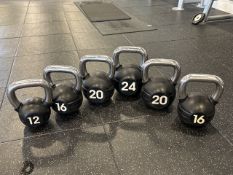 6 x Escape Kettle Bells
