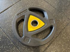 Pair Of Yellow Ziva 15Kg Plates