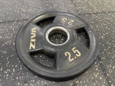 Pair Of Grey Ziva 2.5KG Plates- No Reserve
