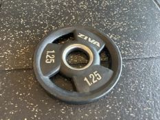 Pair Of Grey Ziva 1.25KG Plates- No Reserve