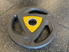 Pair Of Yellow Ziva 10KG Plates- No Reserve