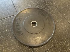 Pair Of Physical Bumper 10KG Plates- No Reserve