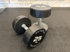 Pair Of 25KG Physical Dumbells