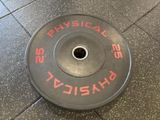 Pair Of Physical Bumper 25KG Plates