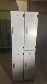 *NO RESERVE* 4 Locker Block In Grey
