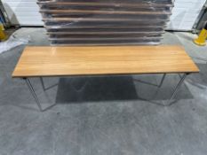 Wooden Folding Tables x2