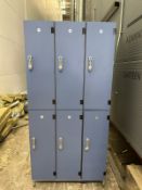 *NO RESERVE* 6 Locker Block In Blue