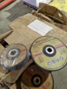 Approximately 365 x CUTTING AND GRINDING DISK, 115MM & 180MM