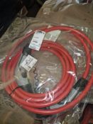 50 x ELECTRIC CAR RED CHARGING LEAD PHOENIX CONTACT