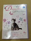 Approximately 8640 x Birthday/Wedding/Baby Cards (20+ Styles) Medium / Large