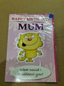 Approximately 8640 x Birthday Cards (Niece, Mum, Kids) - (8+ Styles) Medium