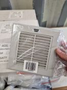 *NO RESERVE* 40 x RDL FIXED GRILL / VENT 100MM