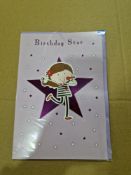 *NO RESERVE* Approximately 6768 x Wish for You/Birthday Cards (10+ Styles) Medium