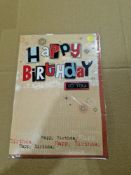 Approximately 6480 x Anniversary/Birthday/Wedding Cards (12+ Styles) Medium