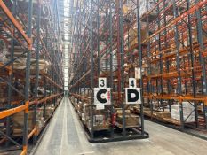 64 Bays of Boltless Pallet Racking