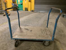 Blue Trolley Wooden Base