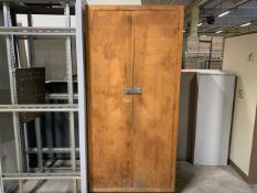 Custom Lockable Wooden Cabinet