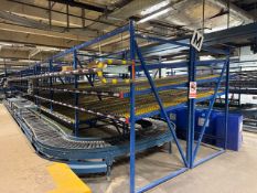 6 Bays of Pick to Light Flow Racking