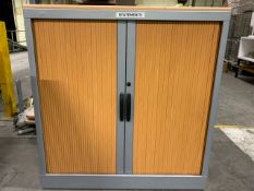 Small Wooden Tambour Unit