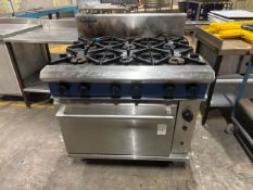 Blue Seal 6 Ring Burner Oven