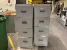 Pair Of Grey Royal Filing Cabinets