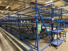 6 Bays of Pick to Light Flow Racking