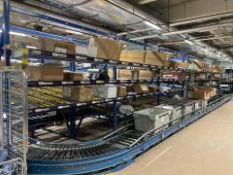6 Bays of Pick to Light Flow Racking
