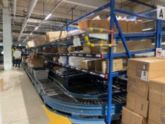 6 Bays of Pick to Light Flow Racking