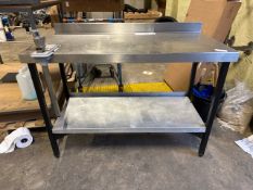 Stainless Steel Table With Can Opener