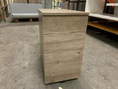 Group Of Grey 3 Drawer Pedestal