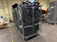 Metal Cage Of Assorted Computer Monitors - Approximately 25 Monitors