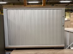 Small Wooden Tambour Unit x2