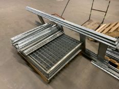2 Bays of Deconstructed Boltless Racking, 3 Frames, Beams, Includes Metal Shelves