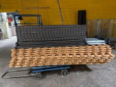 Dismantled Racking Shelving includes 6 Frames, Approximately 30 Beams