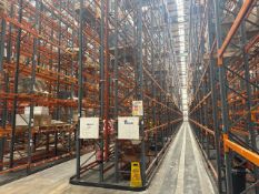 64 Bays of Boltless Pallet Racking