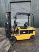 Doosan B18X 1.8 Tonne Electric Forklift Truck, Container Spec, Complete With Charger, LOW 2659 Hours