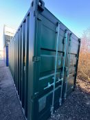 Green Single Trip 20ft x 8ft Shipping Container / Storage Container
