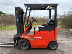 Lansing 1.75 Tonne Electric Forklift Truck, 4 Metre Free Lift, Side Shift, Low 3295 Hours