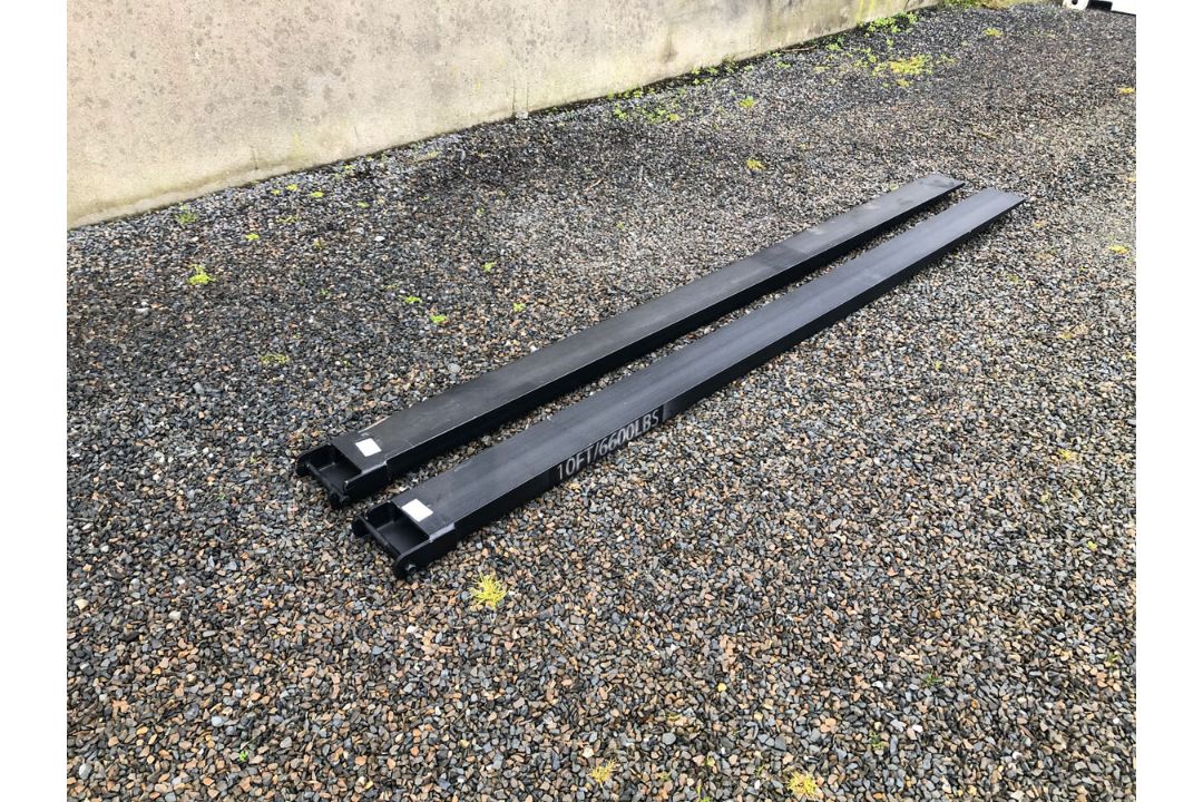 10 Foot Forklift Fork Extenders, Brand New, Unused, 6600lbs Max Rating - Image 1 of 6