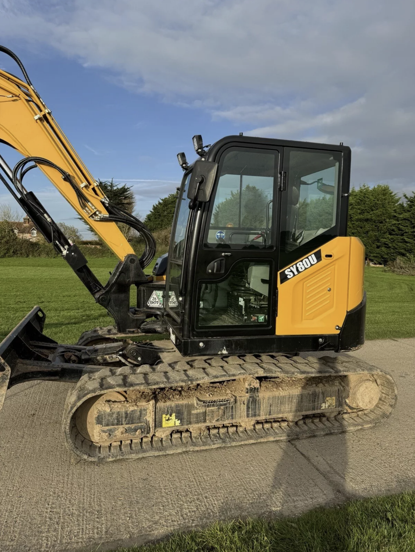 2023, SANY - SY80U Zero Swing, 8 Ton Excavator - Image 7 of 22