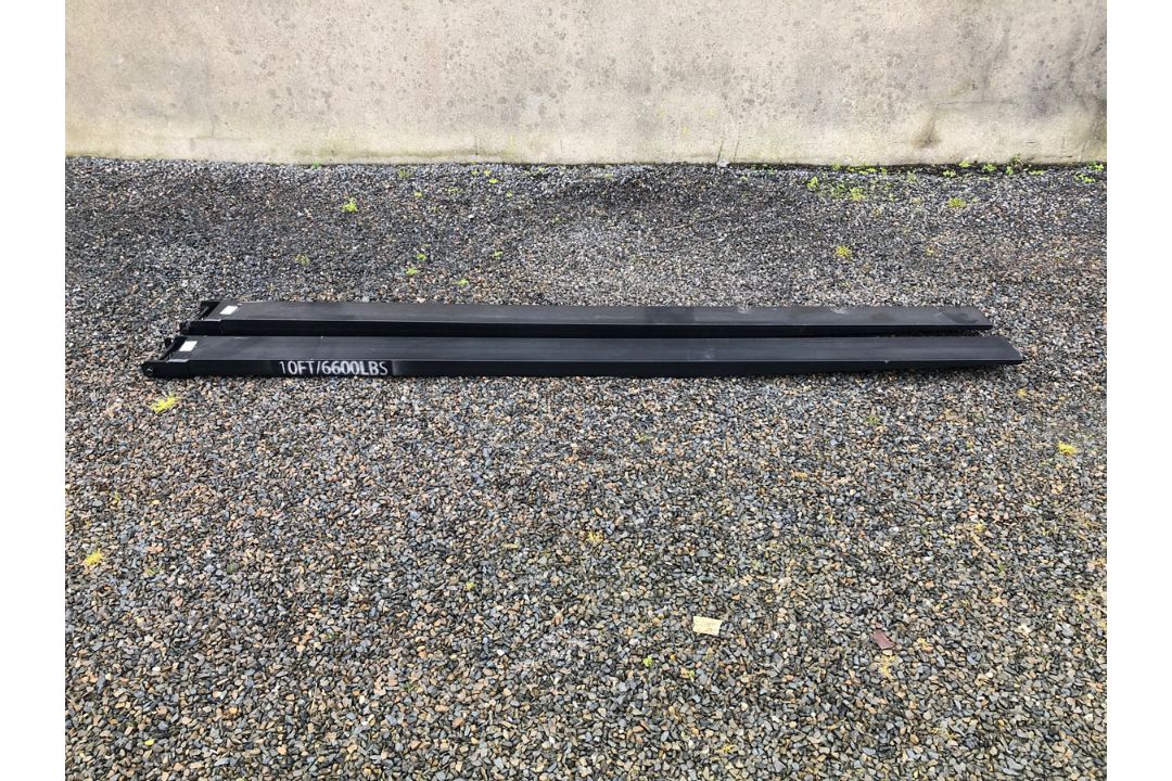 10 Foot Forklift Fork Extenders, Brand New, Unused, 6600lbs Max Rating - Image 3 of 6