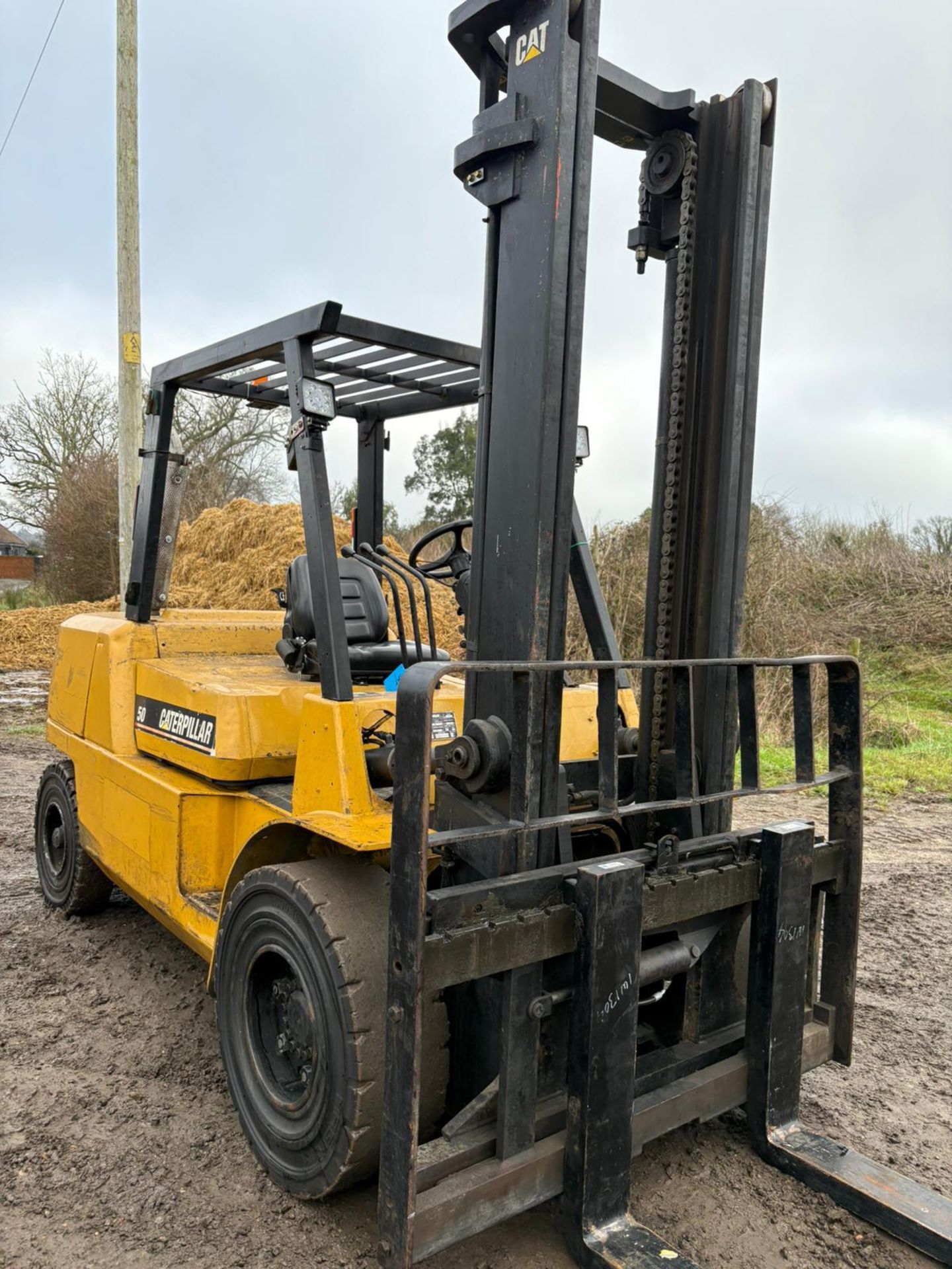 Caterpillar DP50K 5 Tonne Diesel Forklift, Part Exchange Just In, 2006, 4561 Hours - Image 4 of 8